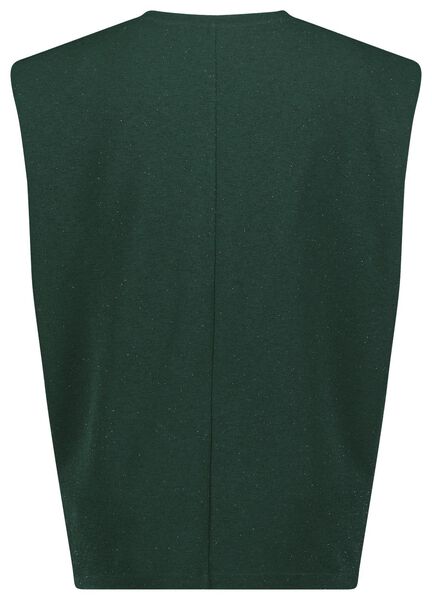 t-shirt femme Lea avec paillettes vert vert - 1000025951 - HEMA