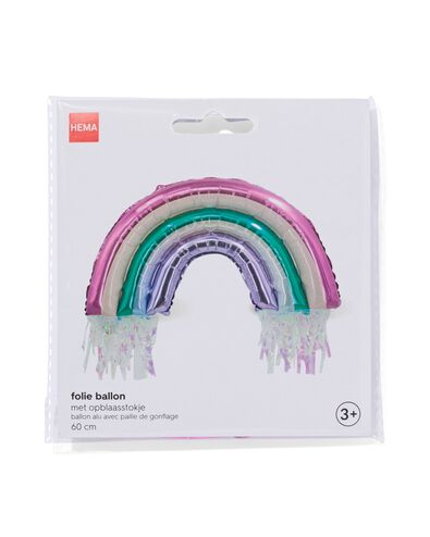 Folienballon 3D, 60 cm, Regenbogen - 14240034 - HEMA