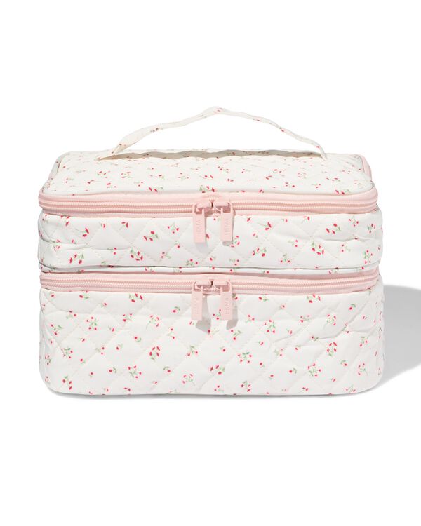 beautycase 25x17cm bloemen - 11890743 - HEMA