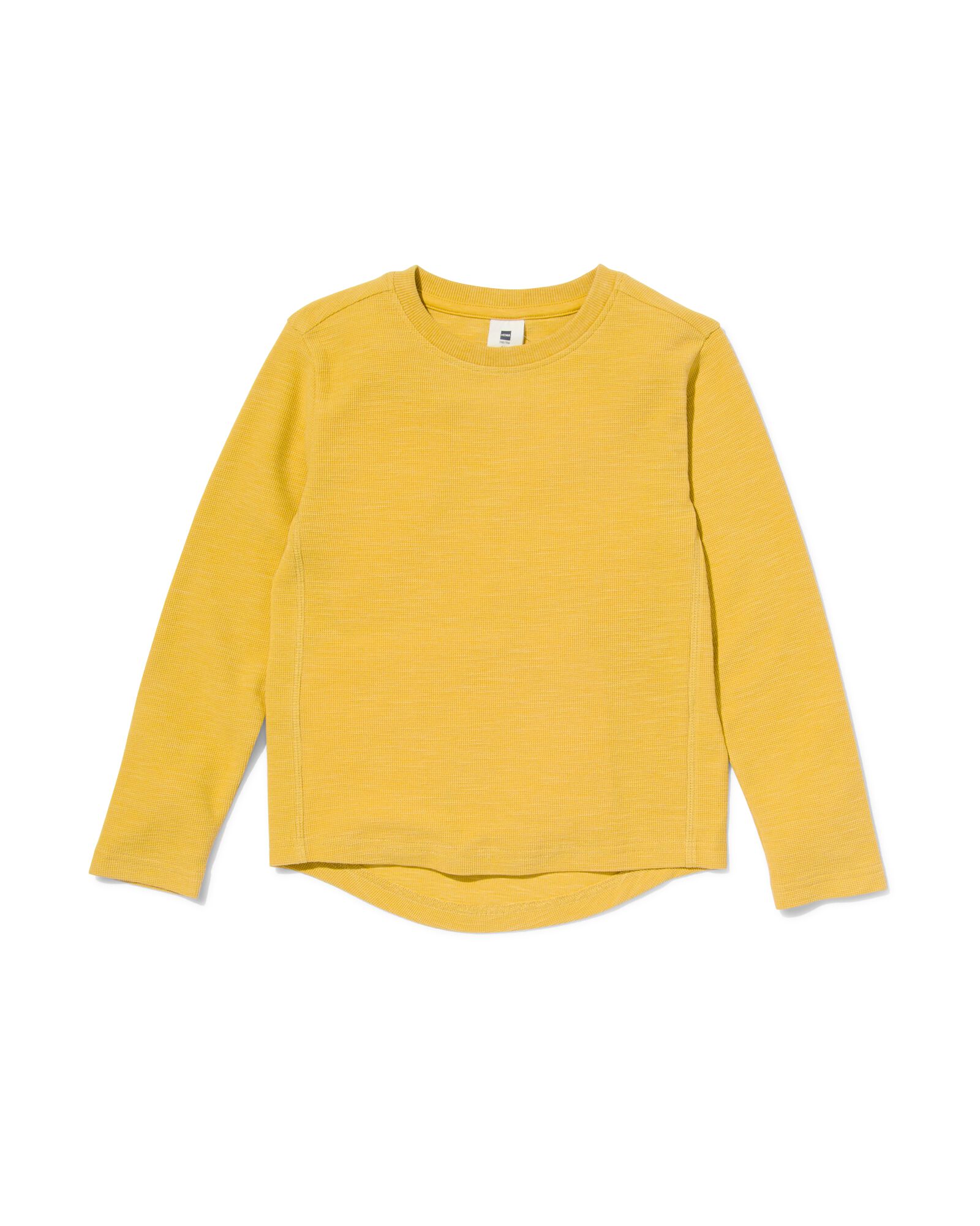 sweat enfant gaufr&eacute; jaune - 30771100YELLOW - HEMA
