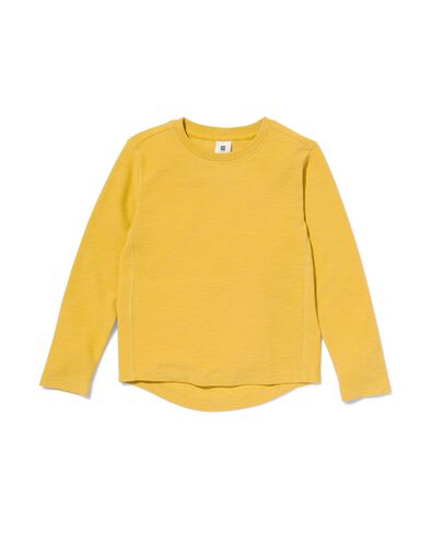 sweat enfant gaufr&eacute; jaune - 30771100YELLOW - HEMA