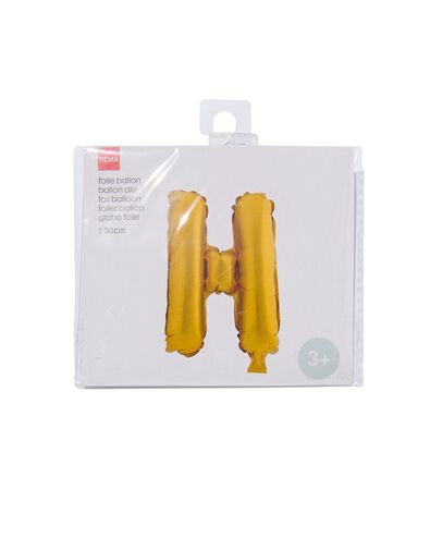 Folienballon H gold H - 14200246 - HEMA