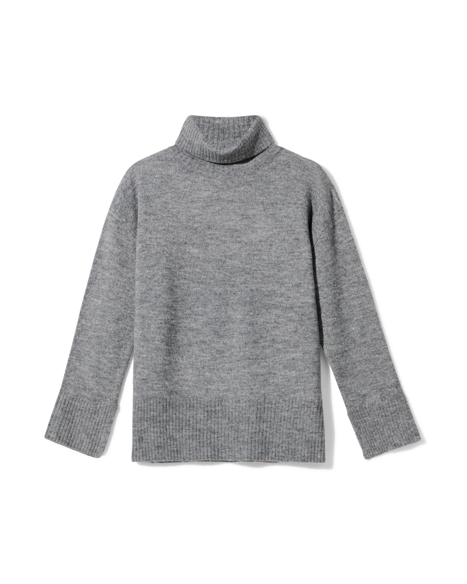 Rollkragenpullover f&uuml;r Damen &bdquo;Frankie&ldquo;, Feinstrick hellgrau - 36366360LIGHTGREY - HEMA