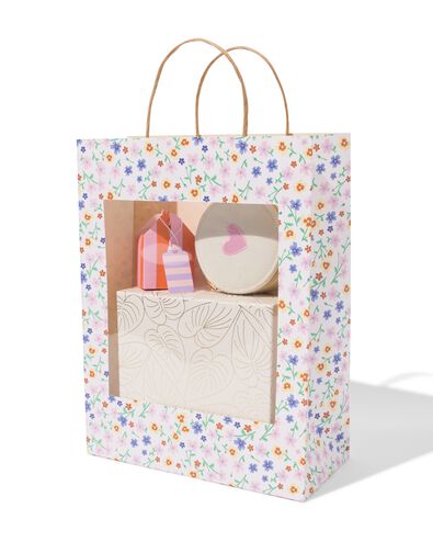 Geschenkt&uuml;te L mit Fenster, Blume - 14793267 - HEMA