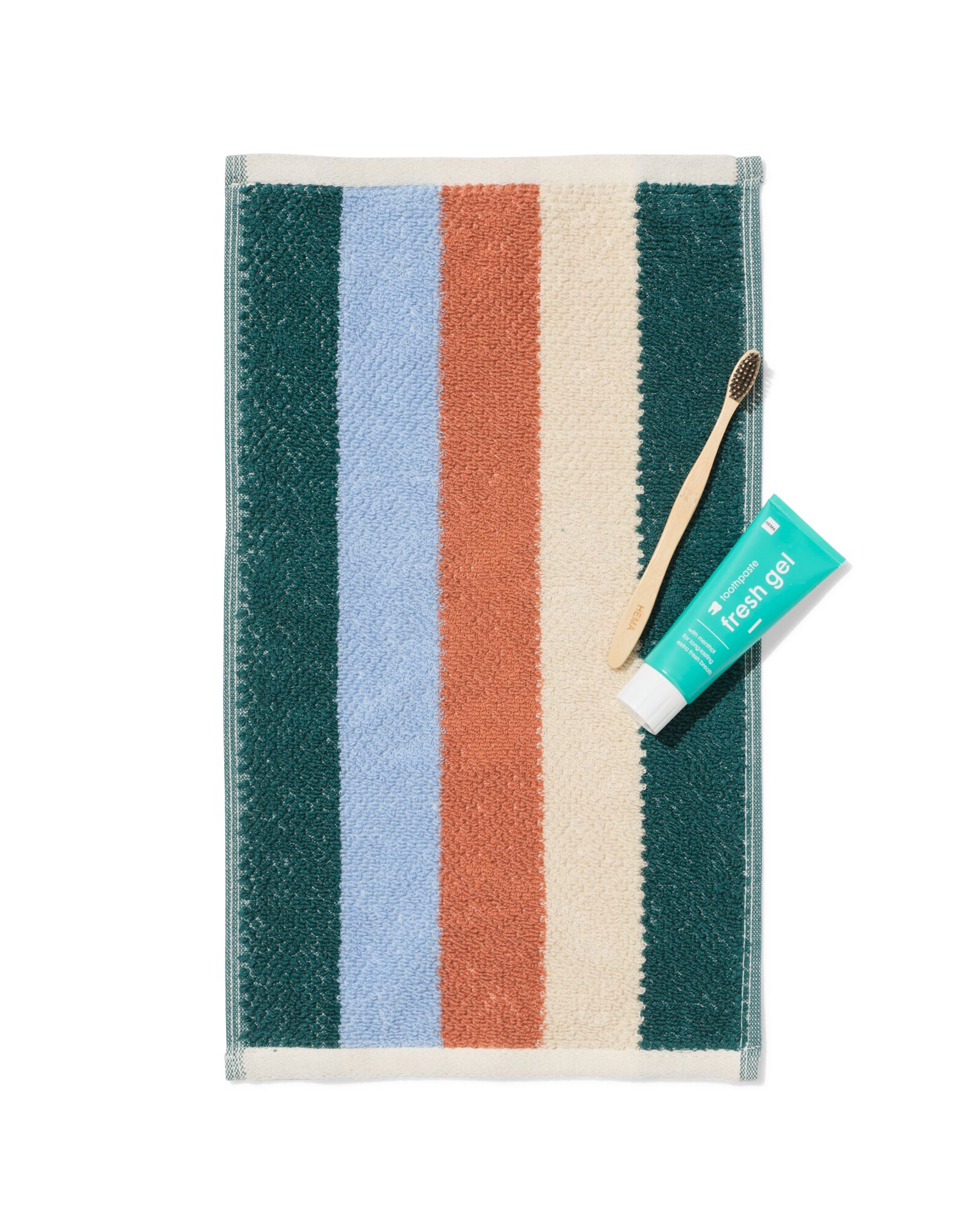 serviette de bain 2&egrave;me vie coton recycl&eacute; multi - 2000000383 - HEMA