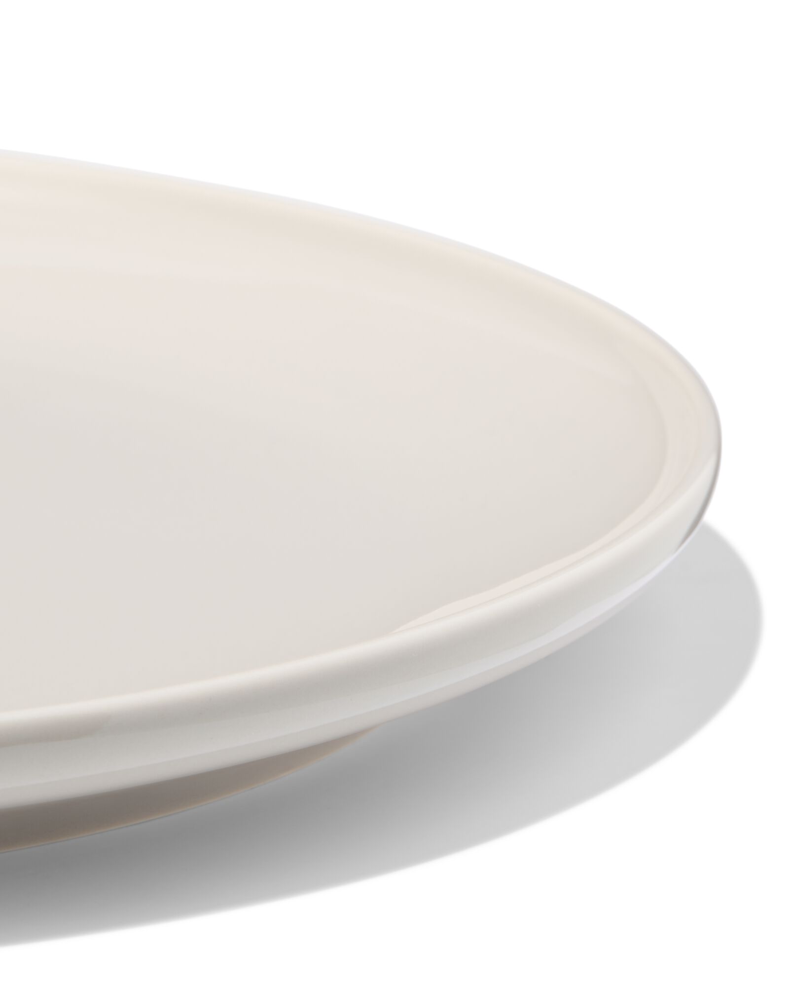assiette plate ⌀26,5cm Knap new bone grise - 9650304 - HEMA