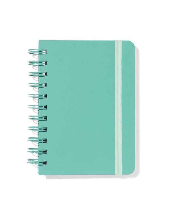 carnet A6 lign&eacute; vert clair - 14120122 - HEMA