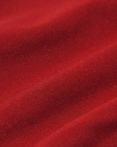 slip br&eacute;silien femme microfibre avec dentelle rouge fonc&eacute; - 19601504DARKRED - HEMA