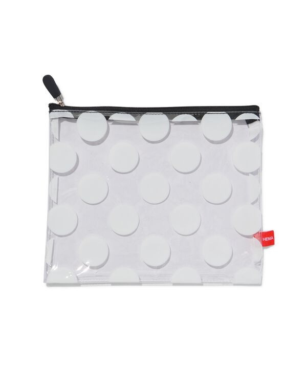 trousse de toilette - 22x18 - pois - 18630007 - HEMA