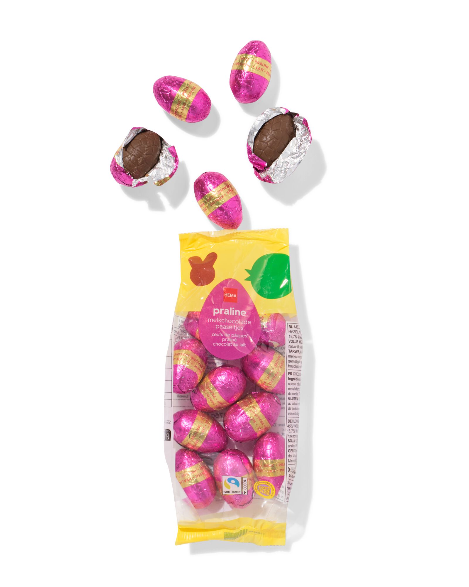 paaseitjes praline 175gram - 24202202 - HEMA