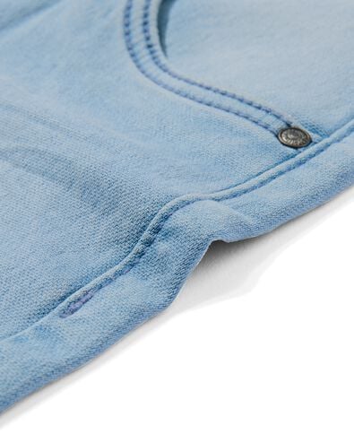 kindershort jogdenim lichtblauw lichtblauw - 1000023199 - HEMA