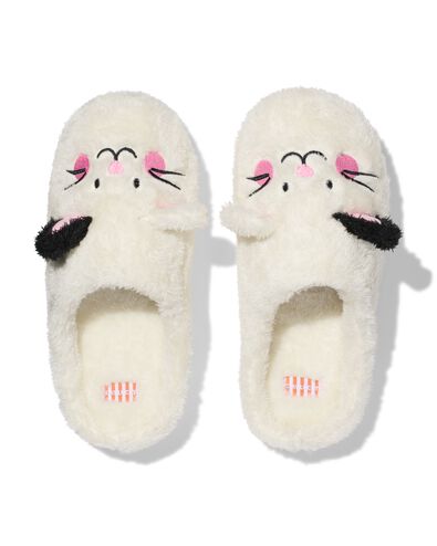 slippers maat 40/41  fluffy  - 61100085 - HEMA