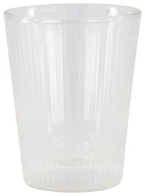 doppelwandiges Glas, Streifenrelief, 200 ml - 80660133 - HEMA