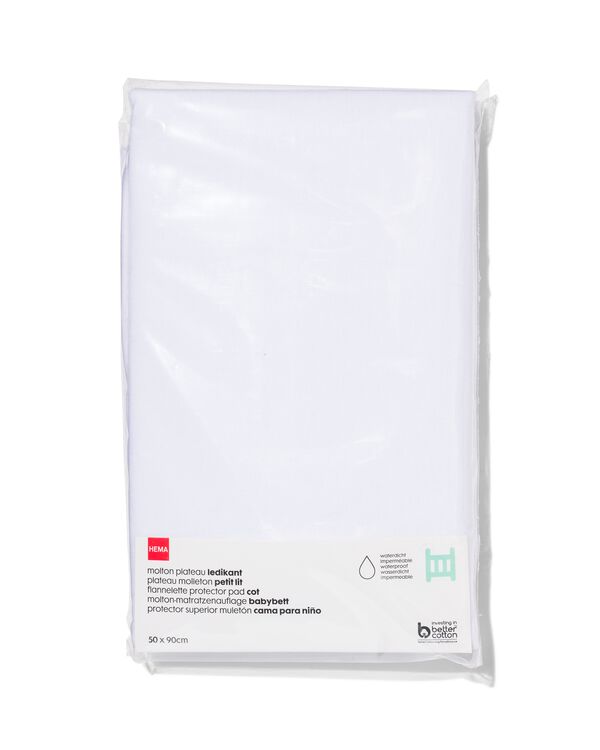Molton-Matratzenschoner f&uuml;r Kinderbetten, 50 x 90 cm, wasserdicht - 33393401 - HEMA
