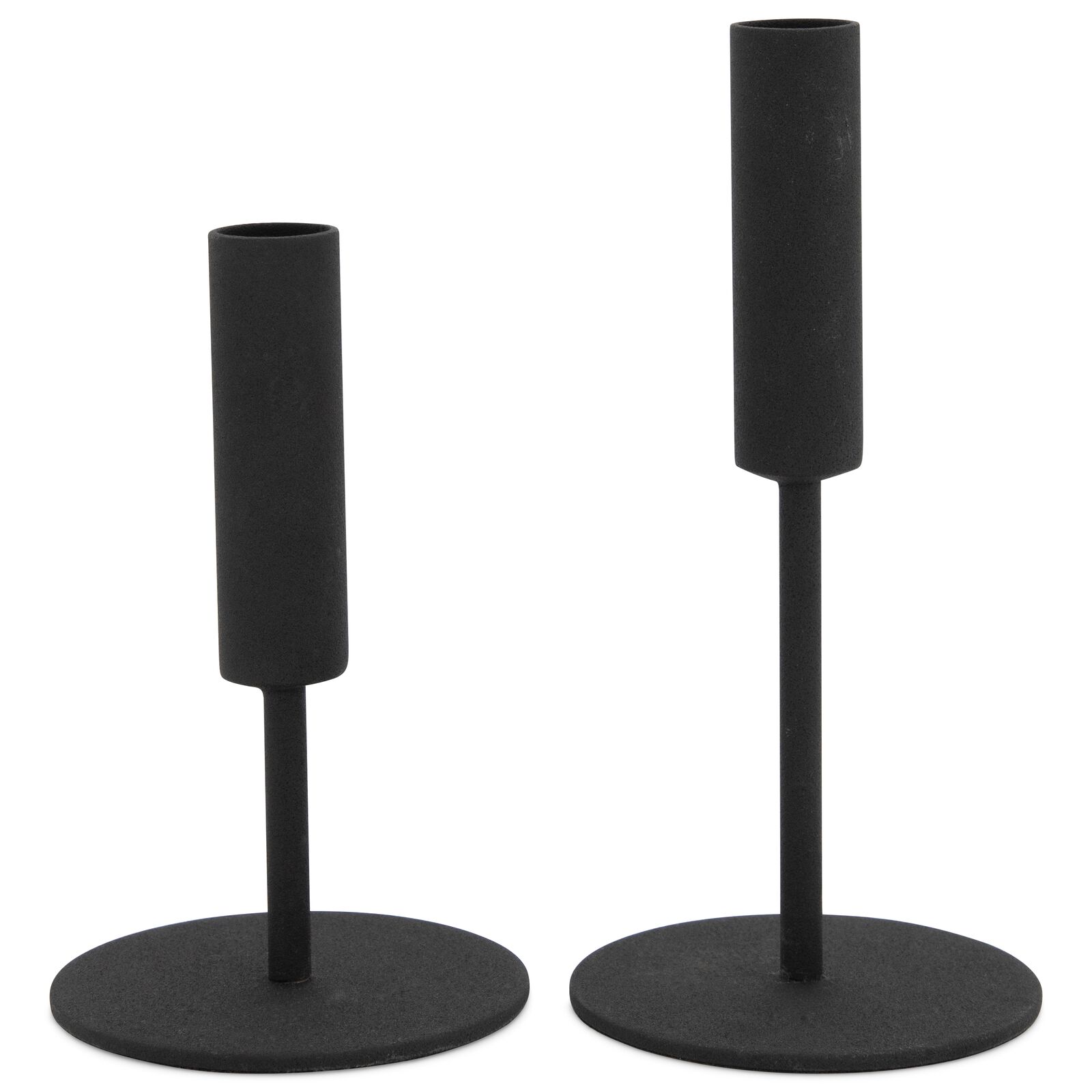 bougeoir 15,5 x 2,3 cm - noir - 13392051 - HEMA