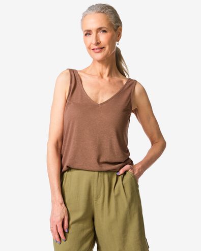 Damentop Carry braun braun - 36211570BROWN - HEMA