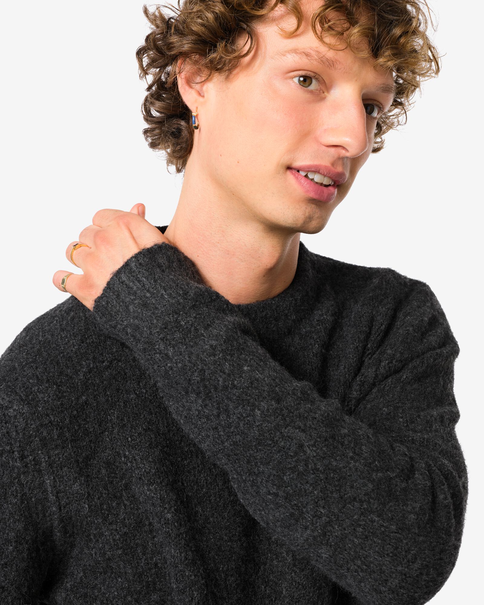 Herrenpullover Jens anthrazit anthrazit - 2170230ANTHRACITE - HEMA