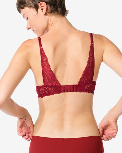 soutien-gorge push-up avec armatures rouge fonc&eacute; - 21801156DARKRED - HEMA