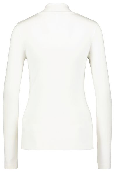 Damen-Shirt, Rollkragen weiß M - 36322172 - HEMA