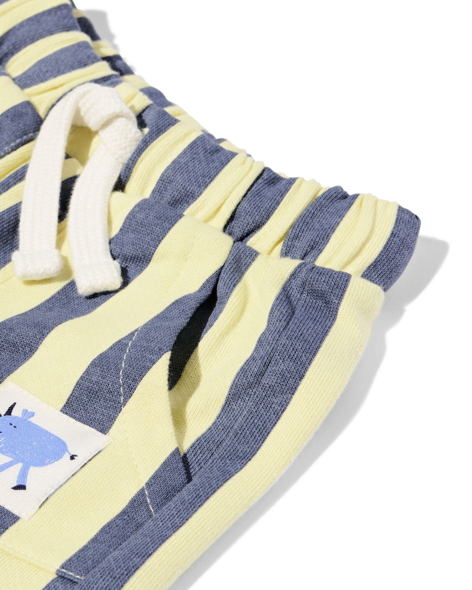 short b&eacute;b&eacute; coupe confortable tissu molletonn&eacute; rayures &eacute;cru &eacute;cru - 33189070ECRU - HEMA