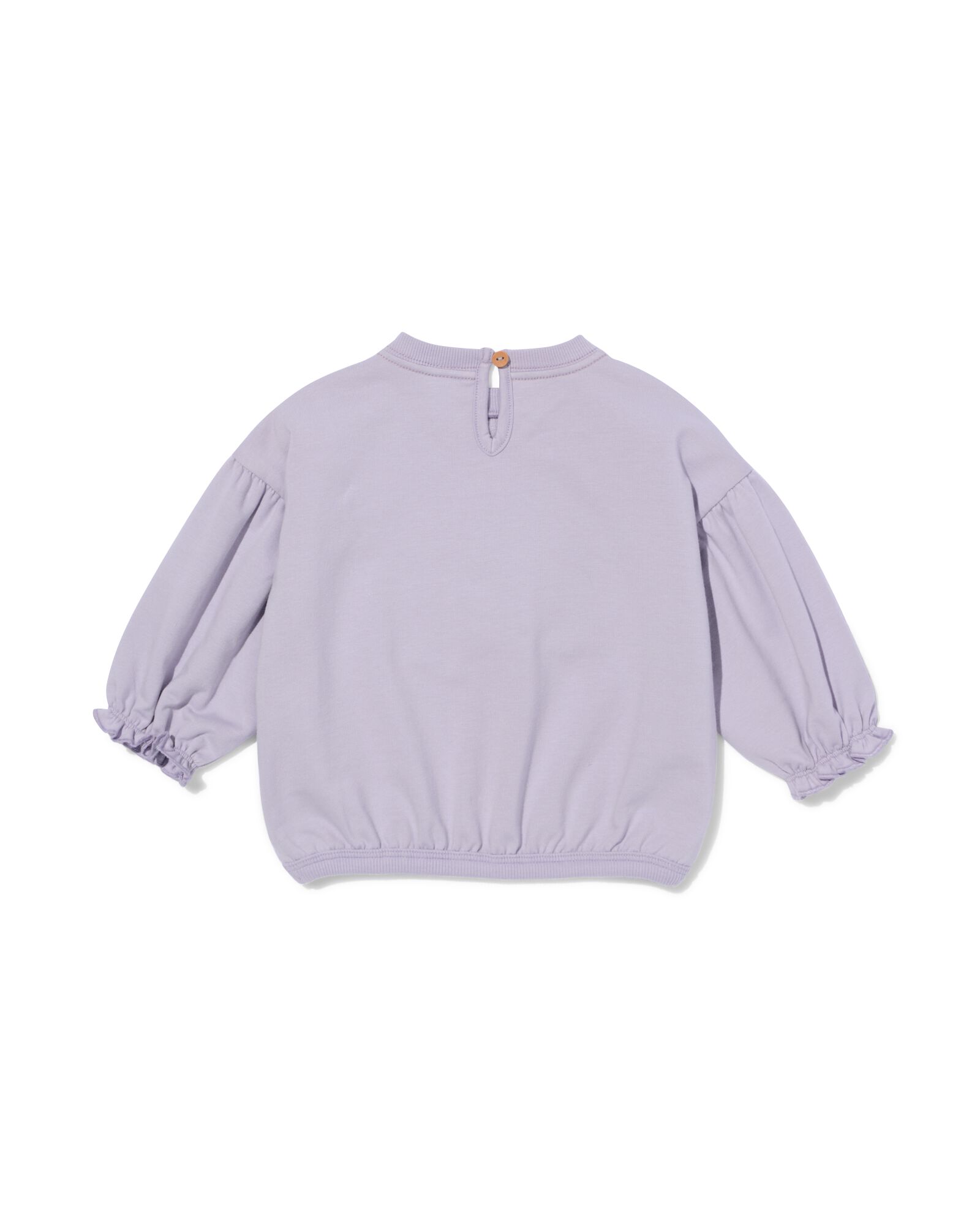 Babysweater „c'est formidable“ violett - 33083360PURPLE - HEMA