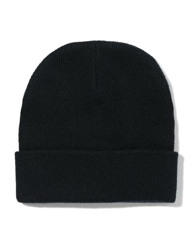 heren muts beanie zwart - 16520430 - HEMA