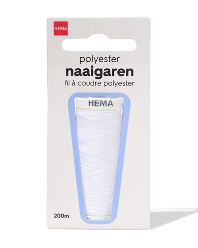 Garn 200 m, wei&szlig; - 1400285 - HEMA