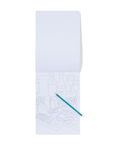 kleurboek A4 eten en drinken - 60702812 - HEMA
