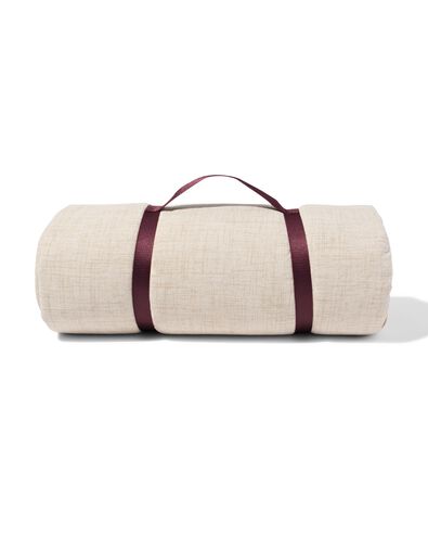 couverture de pique-nique 300x200cm beige - 41800172 - HEMA