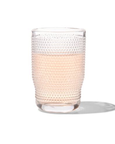 Longdrinkglas Bergen, Kugelrelief, 340 ml - 9402010 - HEMA