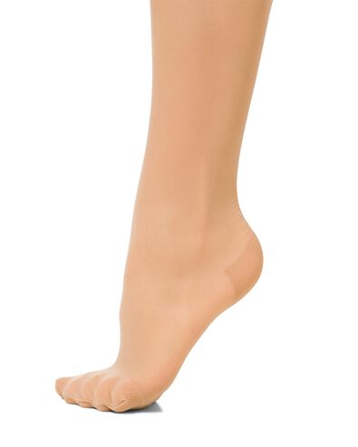 lot de 2 paires de mi-bas gainants poudre poudre - 1000000882 - HEMA