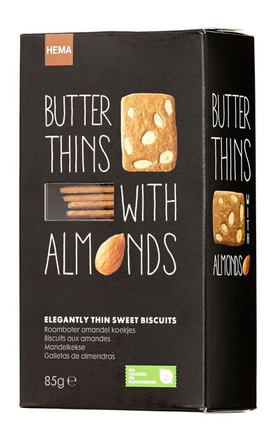 biscuits au beurre et aux amandes - 10805001 - HEMA