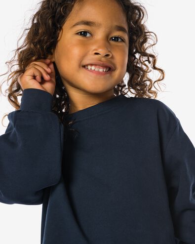 Kinder-Sweatkleid dunkelblau - 30876705DARKBLUE - HEMA