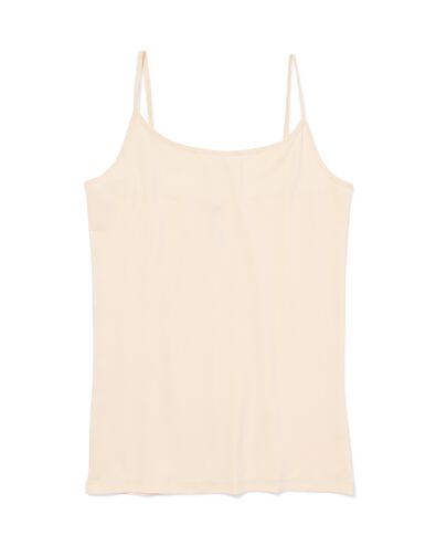 d&eacute;bardeur femme coton &agrave; bretelles spaghetti rose p&acirc;le - 19651191LIGHTPINK - HEMA