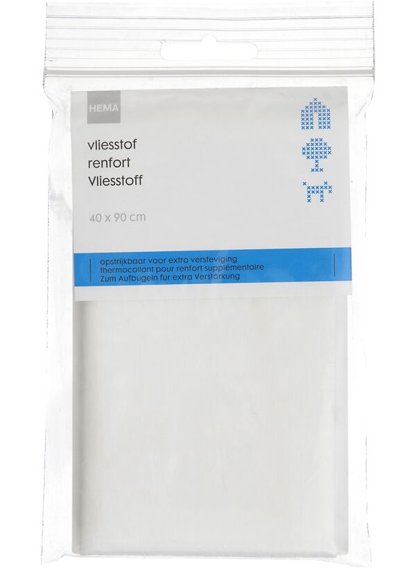 tissu de renfort 40x90 thermocollant - 1420061 - HEMA