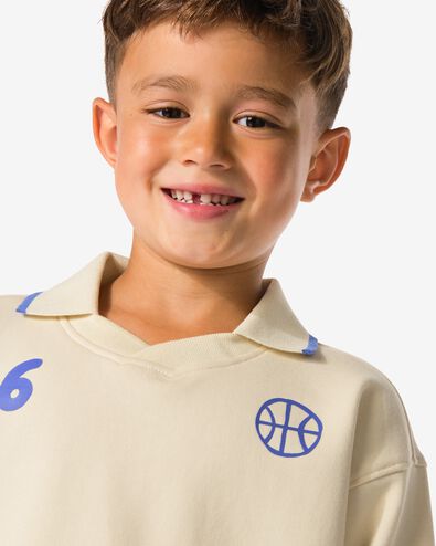 Kinderpolo sportlich ecru - 30701401ECRU - HEMA
