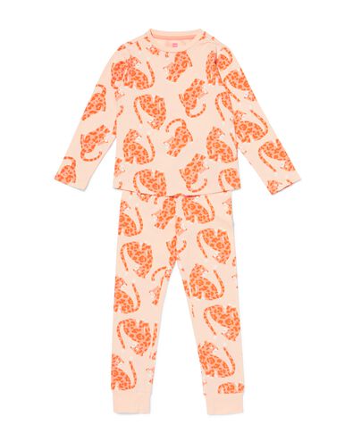 kinderpyjama cheeta roze roze - 23002760PINK - HEMA