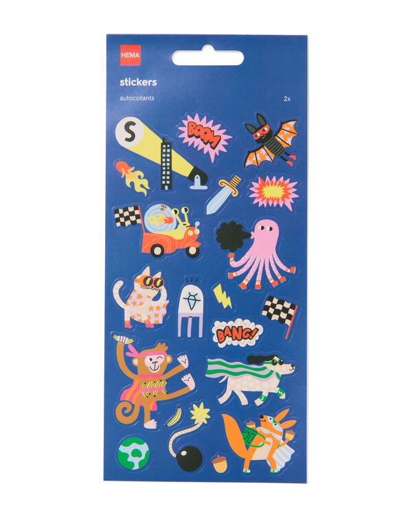 Stickerb&ouml;gen Superhelden - 15900135 - HEMA