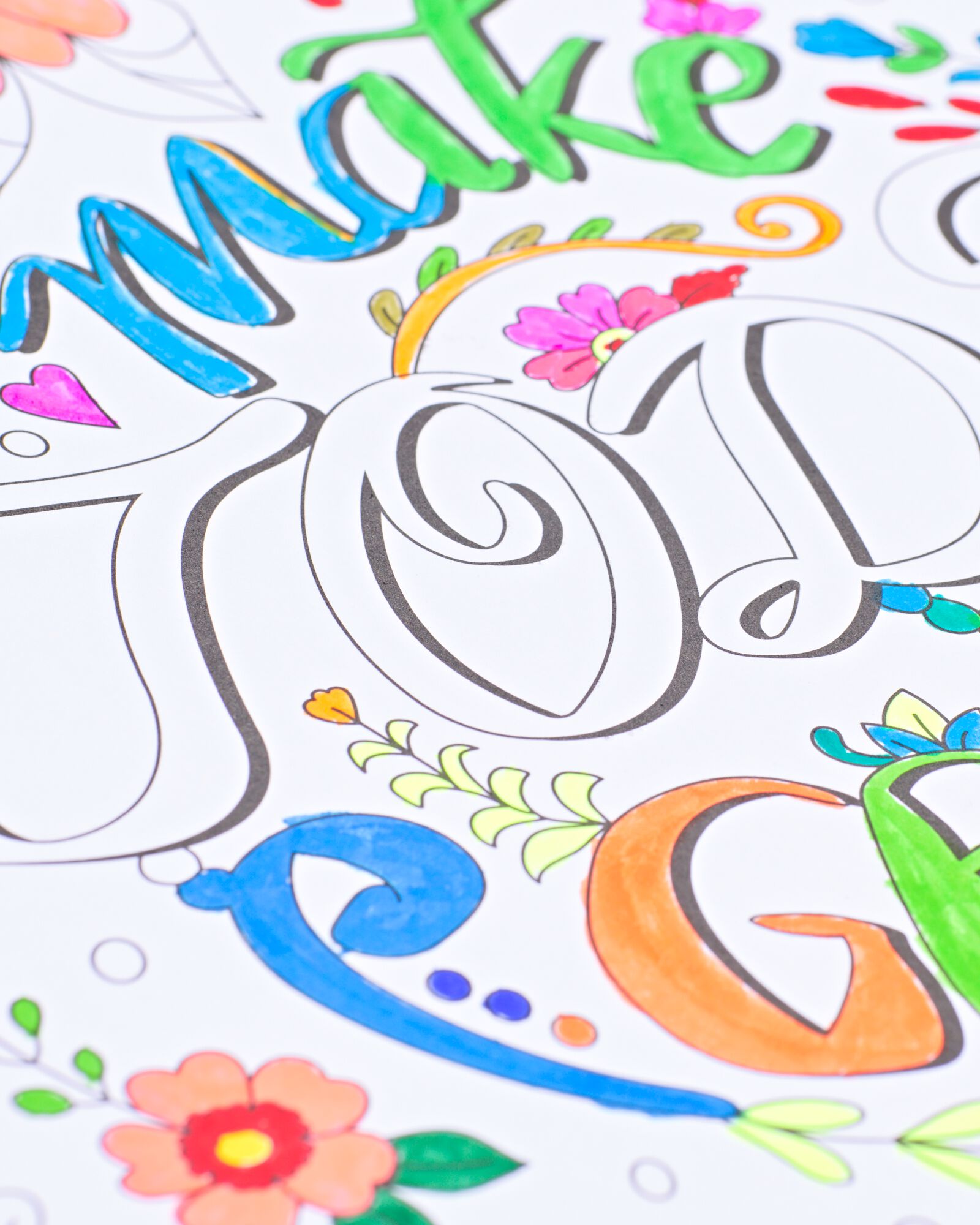 kleurboek A4 natuur quote  - 60720129 - HEMA