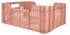 Ordnungskiste, 41 x 31 x 15 cm – recycelt rosa - 1000016769 - HEMA