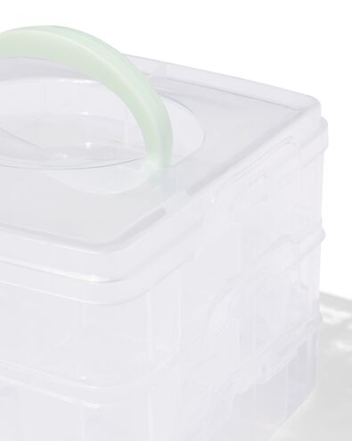 kralen opbergbox stapelbaar - 3 stuks - 15900530 - HEMA