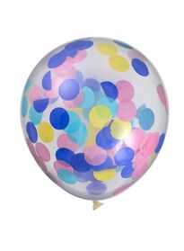6er-Pack Konfetti-Luftballons - 14230016 - HEMA