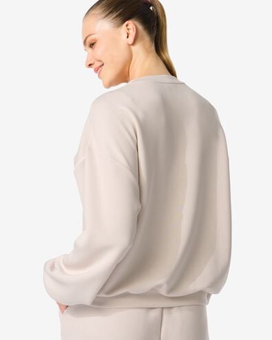 pull lounge femme crème M - 36050158 - HEMA