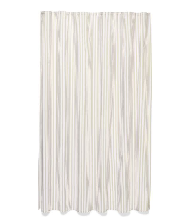 douchegordijn 180x200cm beige - 80330056 - HEMA