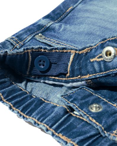 baby korte jeans donkerdenim 80 - 33103054 - HEMA