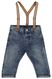 Baby-Jeans mit Hosenträgern jeansfarben - 1000020443 - HEMA