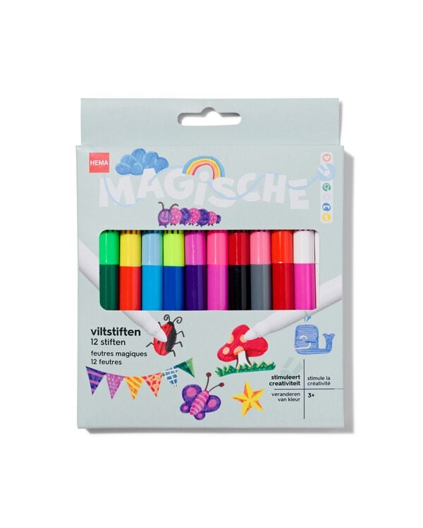 12&nbsp;feutres magiques - 15990194 - HEMA