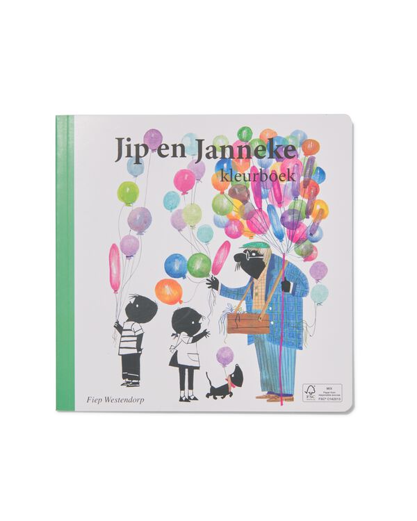livre de coloriage Jip et Janneke - 15120074 - HEMA