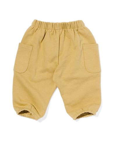 pantalon sweat bébé ocre 74 - 33199143 - HEMA