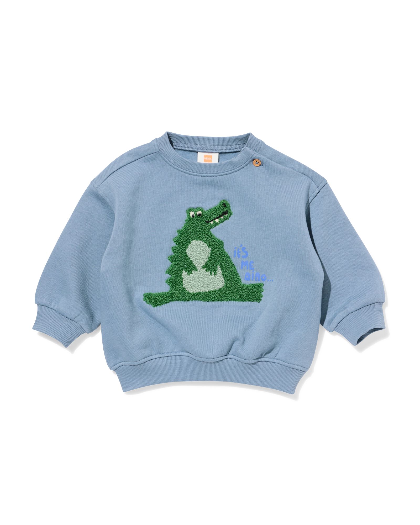 sweat b&eacute;b&eacute; crocodile bleu - 33165170BLUE - HEMA